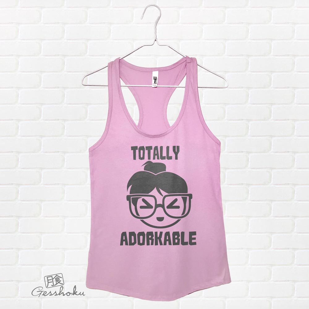 Totally Adorkable Flowy Tank Top - Lilac
