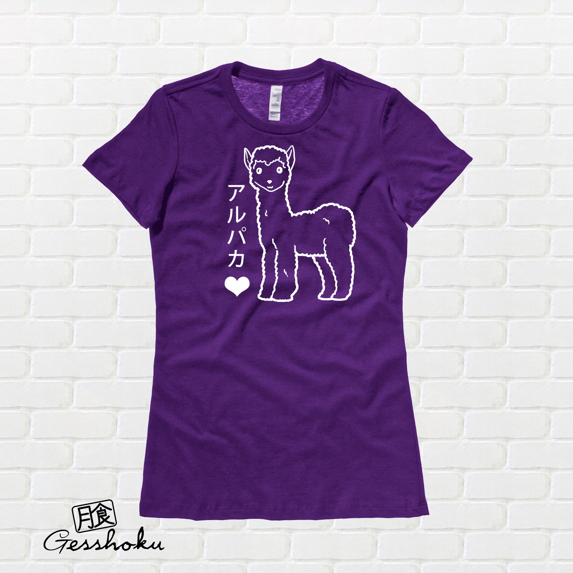 Alpaca Love Ladies T-shirt - Purple