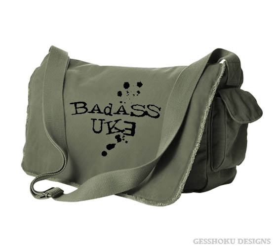 Badass Uke Messenger Bag - Khaki Green