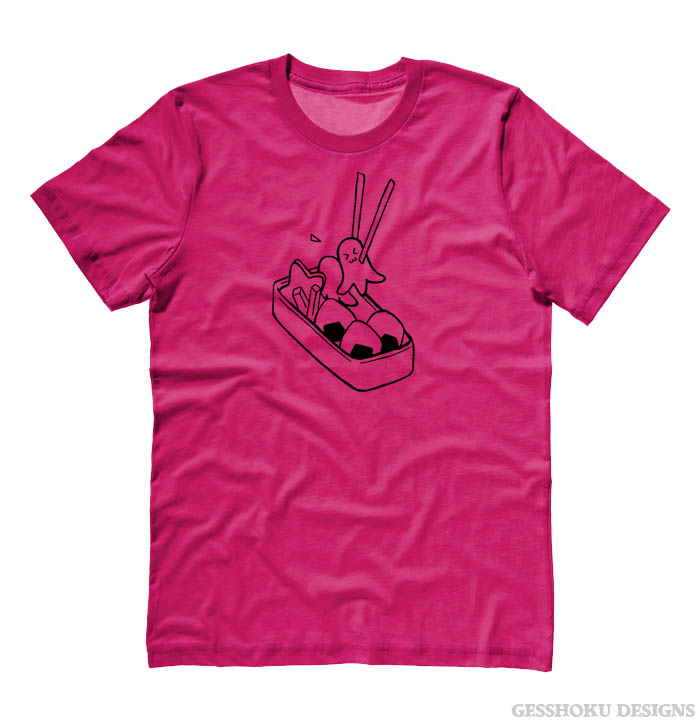 Bento Box Kawaii T-shirt - Hot Pink