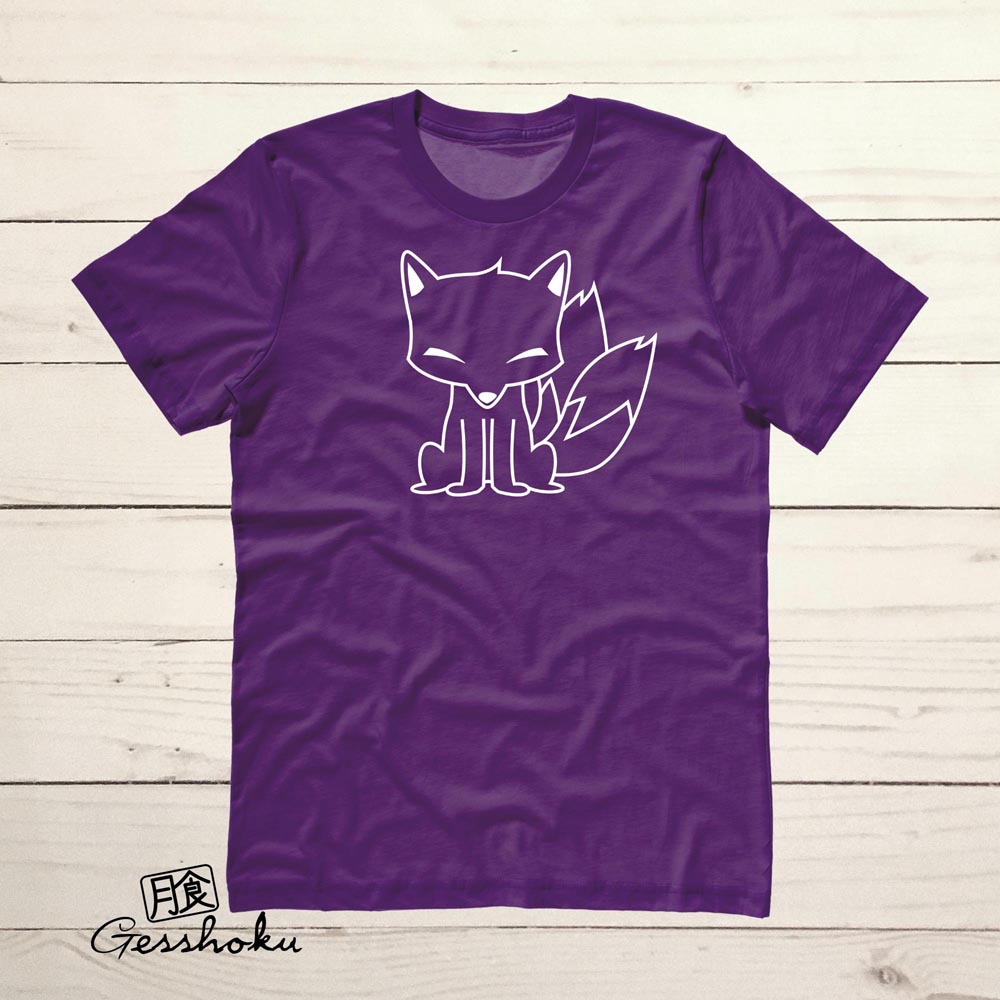 Chibi Kitsune T-shirt - Purple