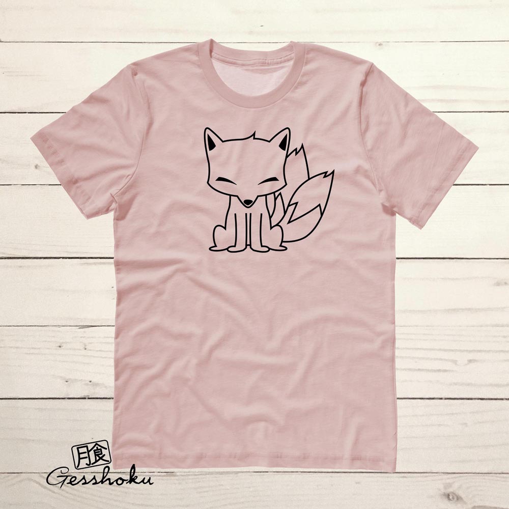 Chibi Kitsune T-shirt - Rose Gold
