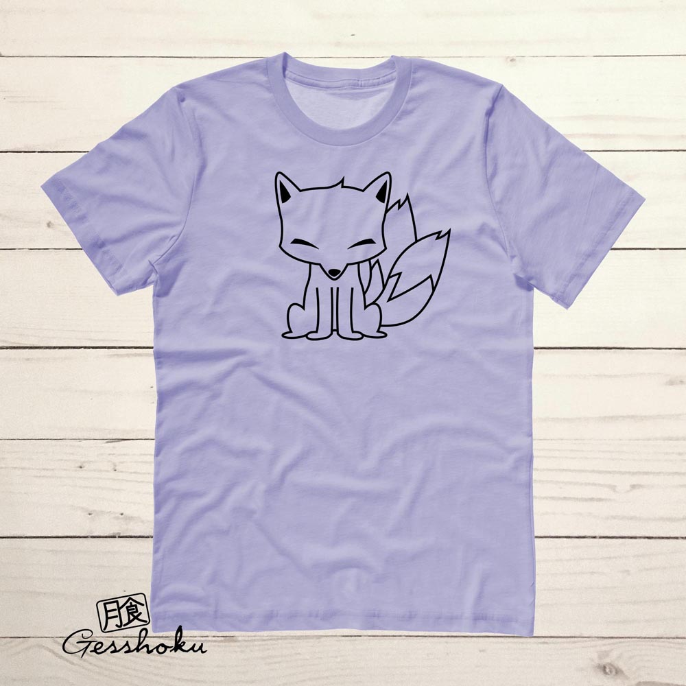 Chibi Kitsune T-shirt - Violet