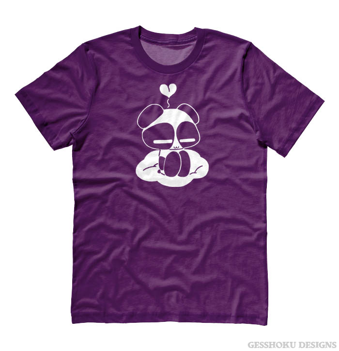 Chibi Goth Panda T-shirt - Purple