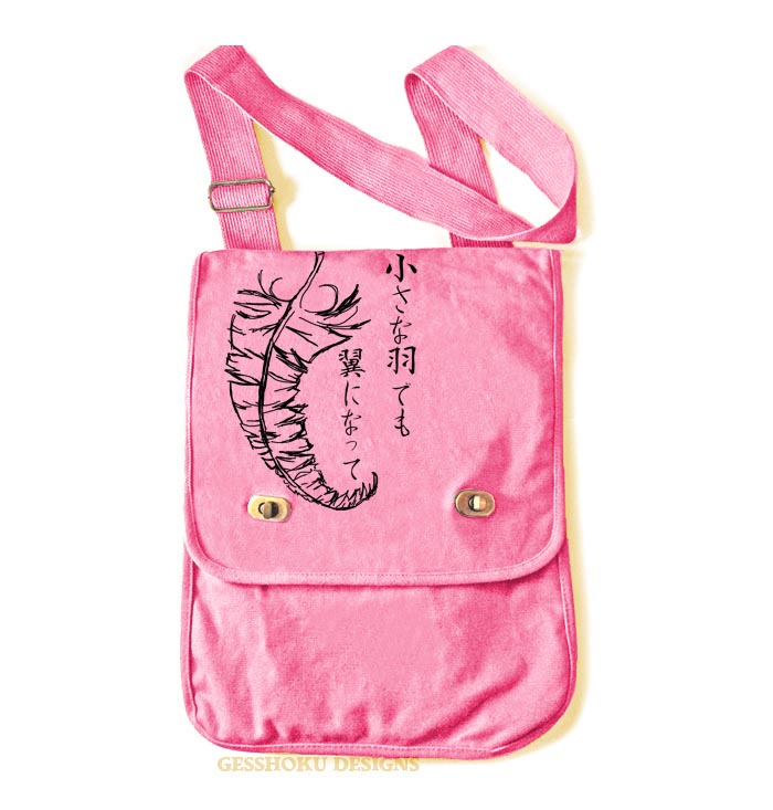 Chiisana Hane Feathers Field Bag - Pink