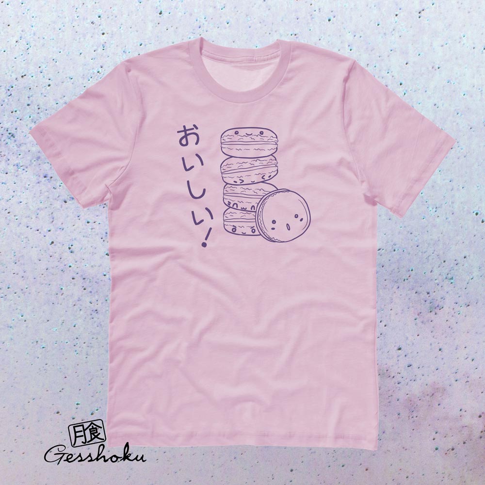 Delicious Macarons T-shirt - Light Pink