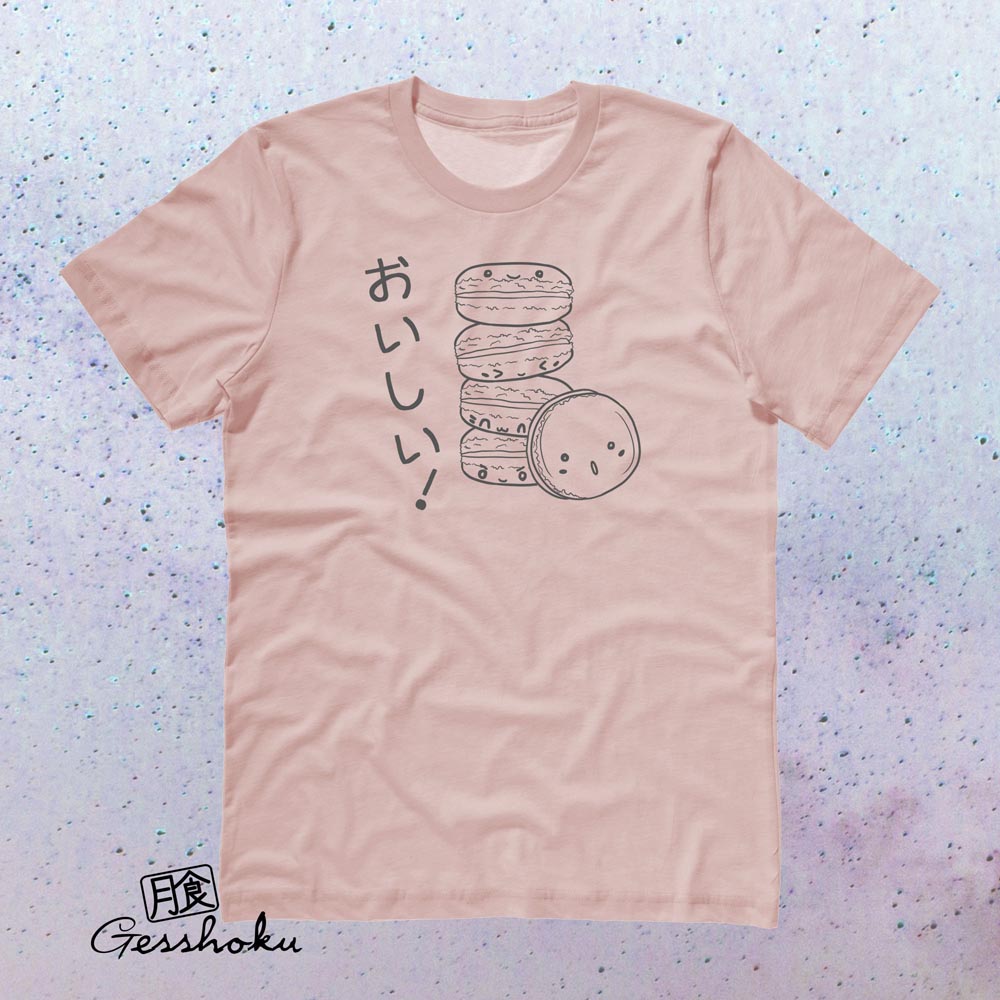 Delicious Macarons T-shirt - Rose Gold