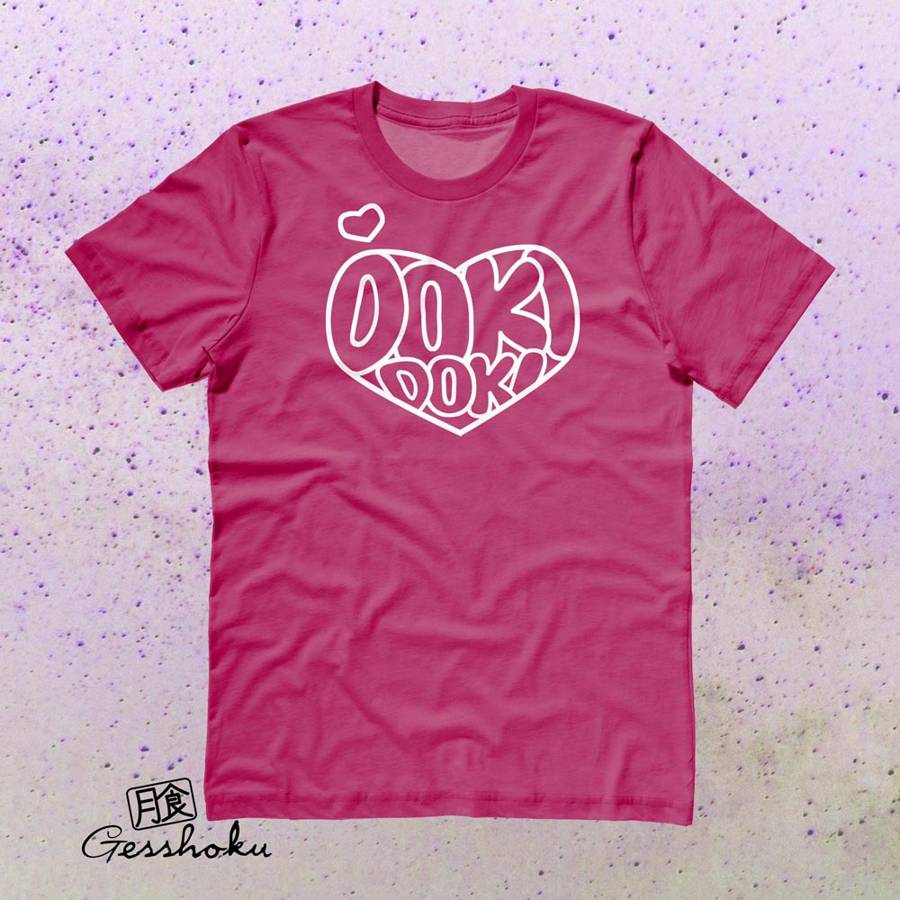 Doki Doki Japanese T-shirt - Hot Pink
