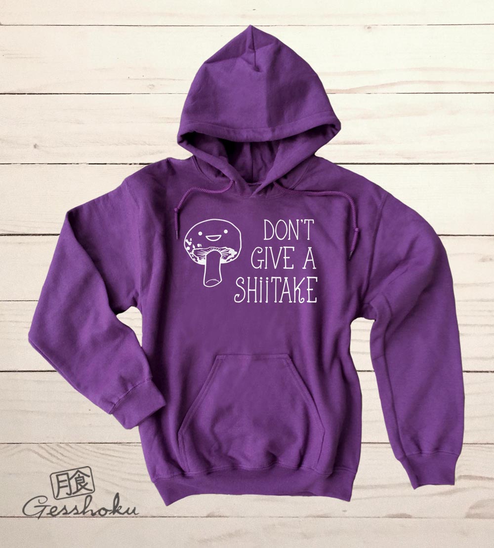 Don't Give a Shiitake Pullover Hoodie - Purple