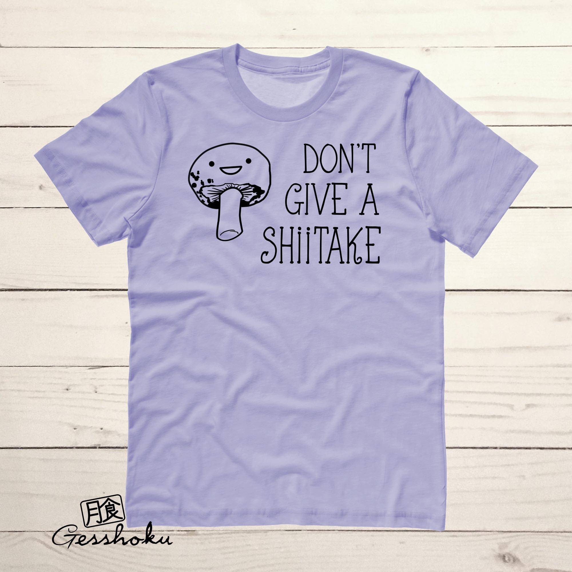 Don't Give a Shiitake T-shirt - Violet