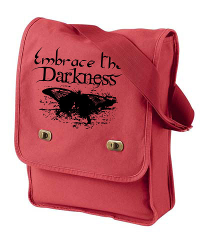 Embrace the Darkness Field Bag - Red
