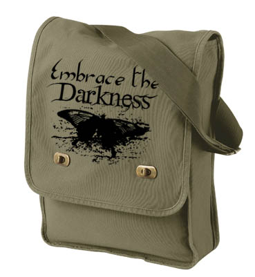 Embrace the Darkness Field Bag - Khaki Green