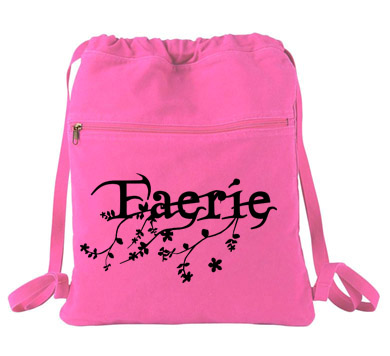 Faerie Cinch Backpack - Pink