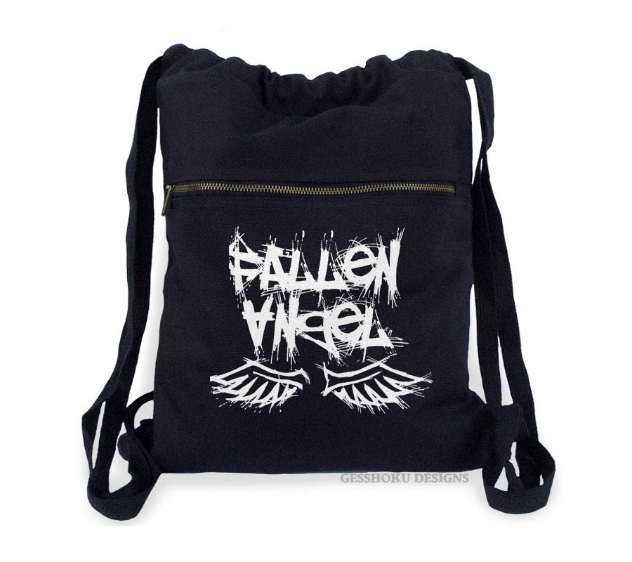 Fallen Angel Cinch Backpack - Black