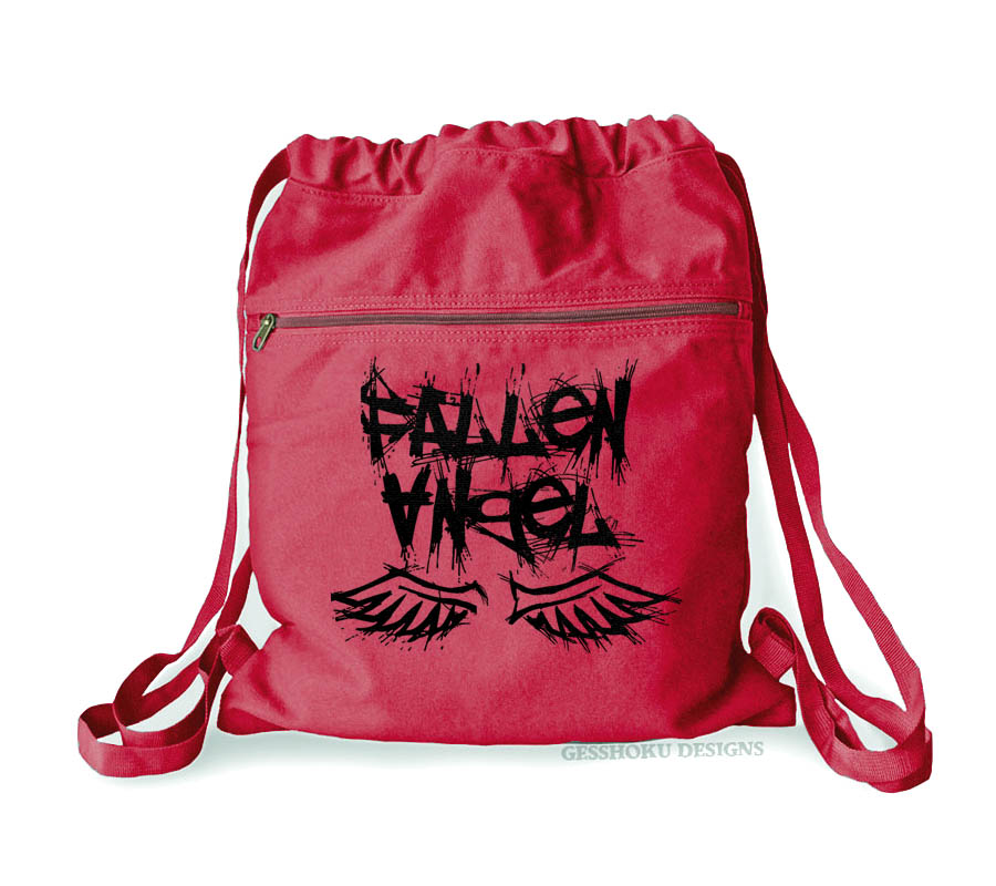 Fallen Angel Cinch Backpack - Red