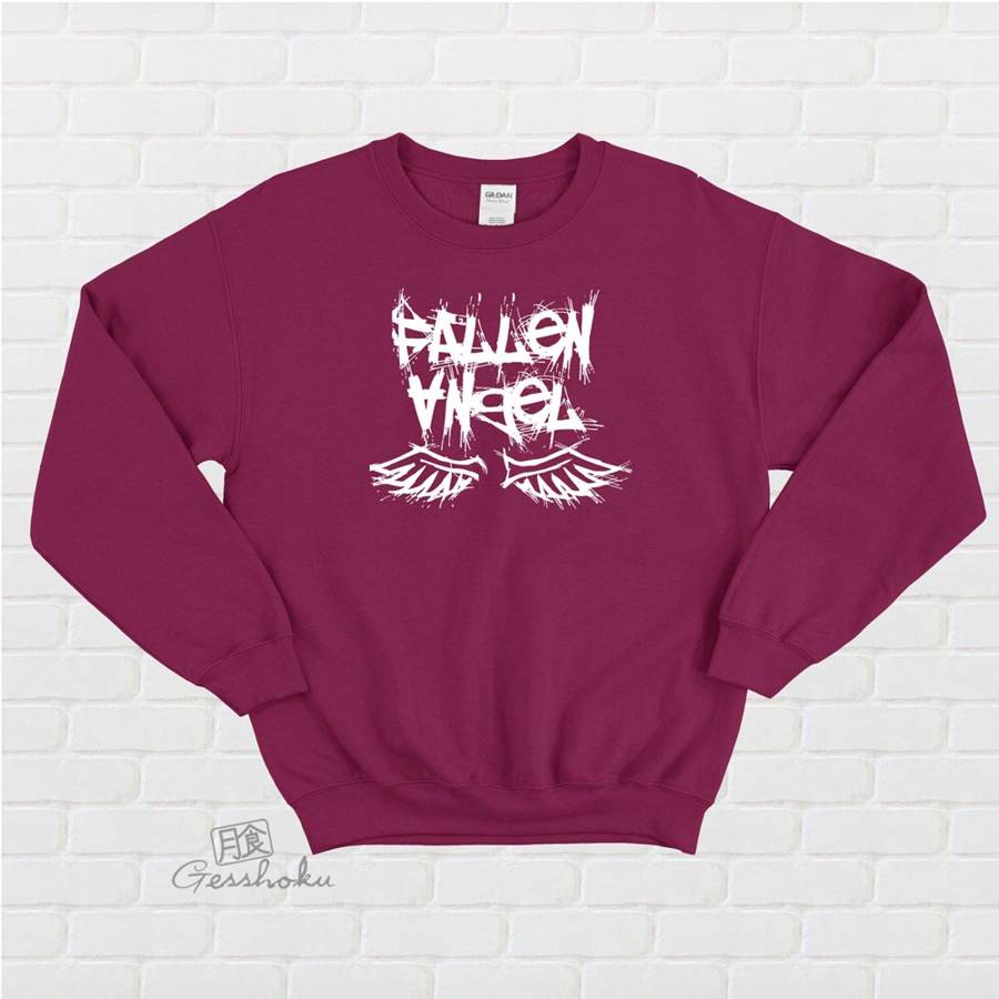 Fallen Angel Crewneck Sweatshirt - Maroon