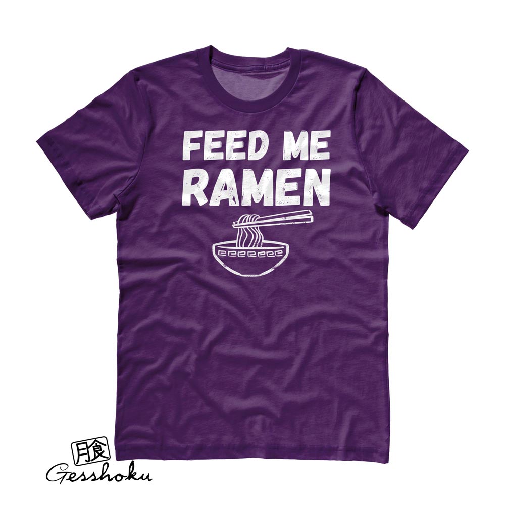 Feed Me Ramen T-shirt - Purple