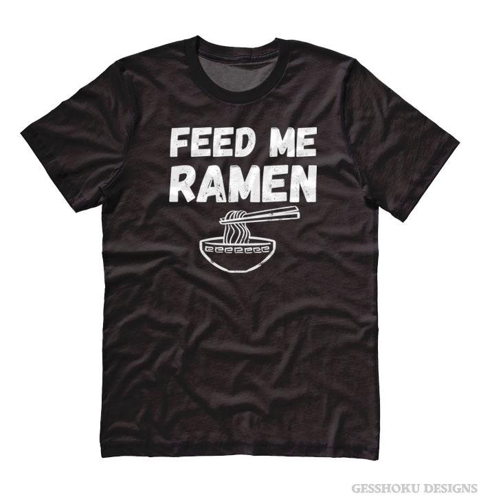 Feed Me Ramen T-shirt - Black
