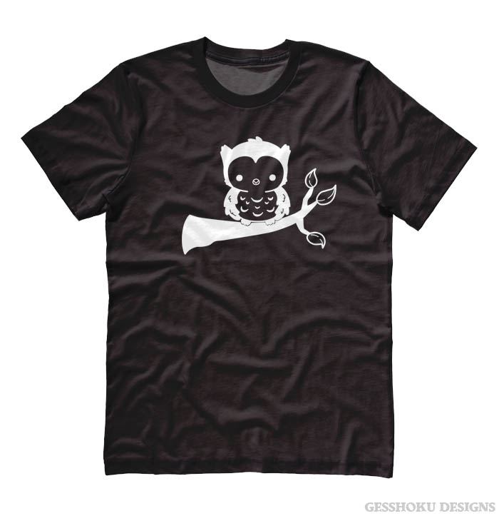 Fluffy Owl T-shirt - Black