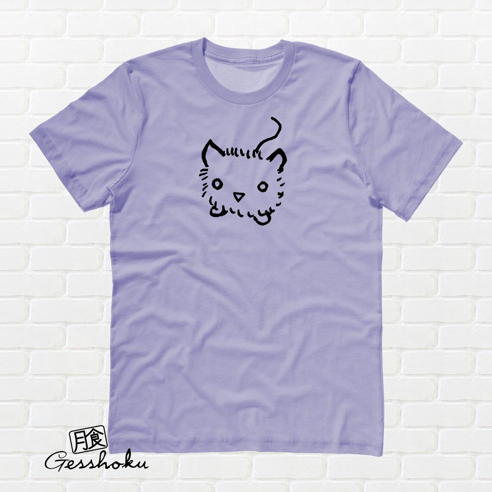 Fuzzy Kitten T-shirt - Violet