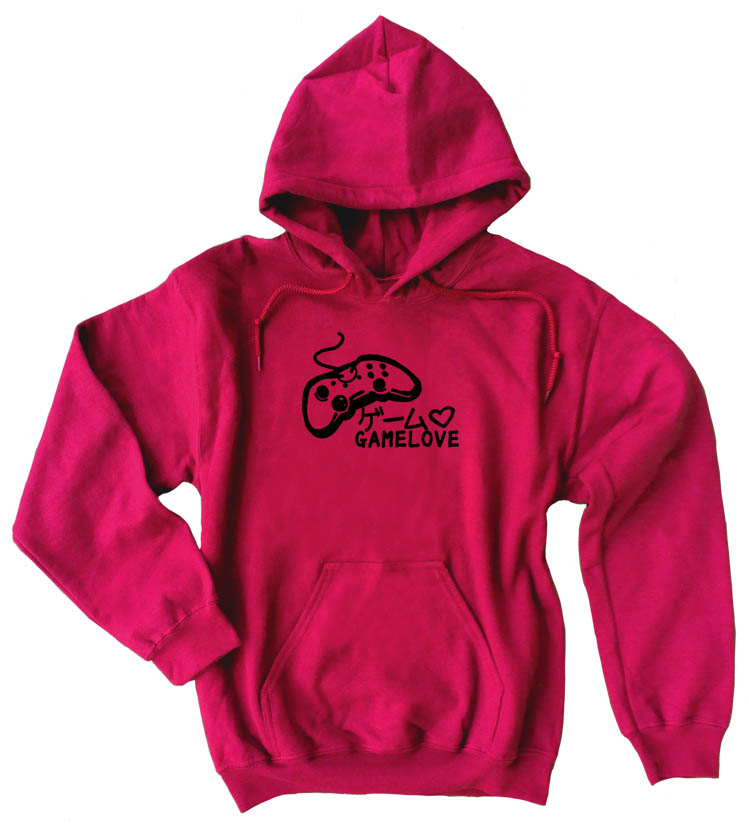 Game Love Pullover Hoodie - Red