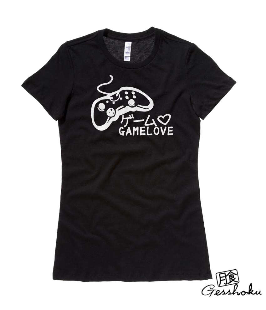 Game Love Ladies T-shirt - Black