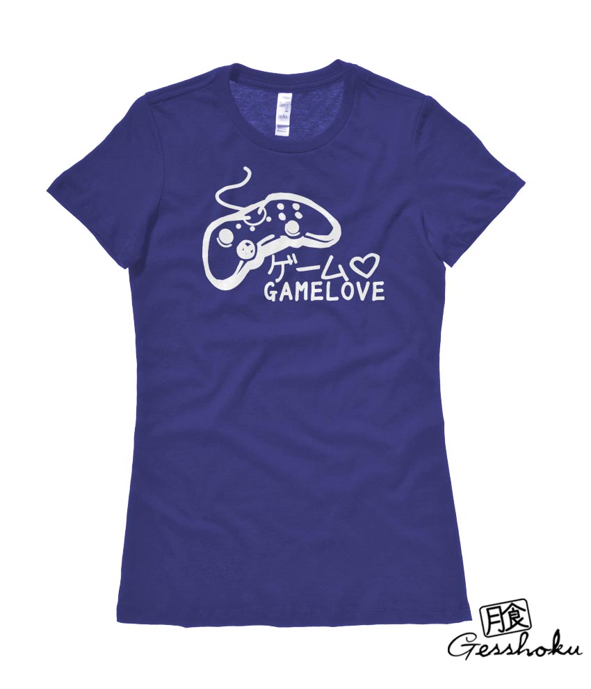 Game Love Ladies T-shirt - Royal Blue