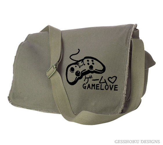 Game Love Messenger Bag - Khaki Green