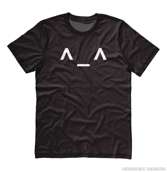 Happy Emoticon T-shirt ^_^ - Black