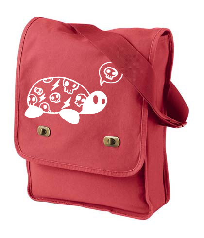 Harajuku Kame Turtle Field Bag - Red