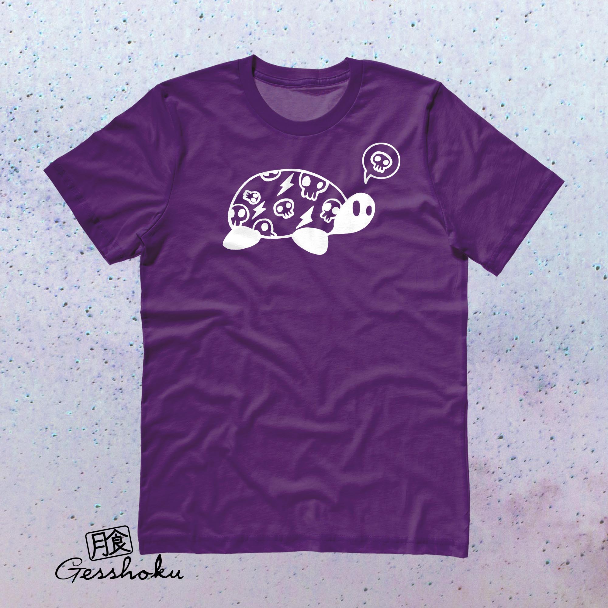 Harajuku Kame Turtle T-shirt - Purple