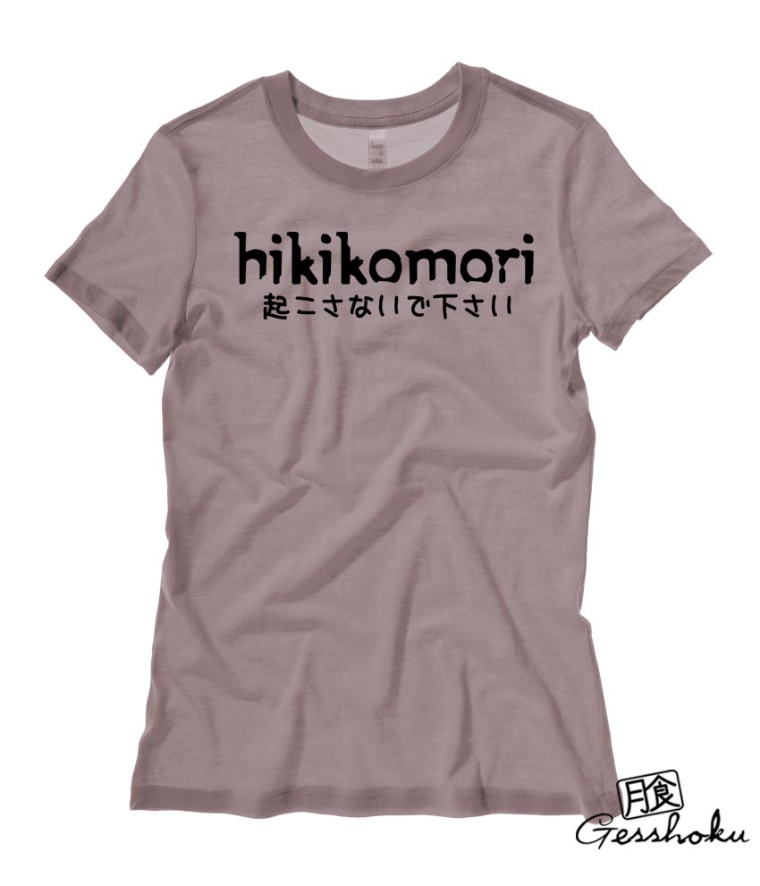 Hikikomori Ladies T-shirt - Pebble Brown