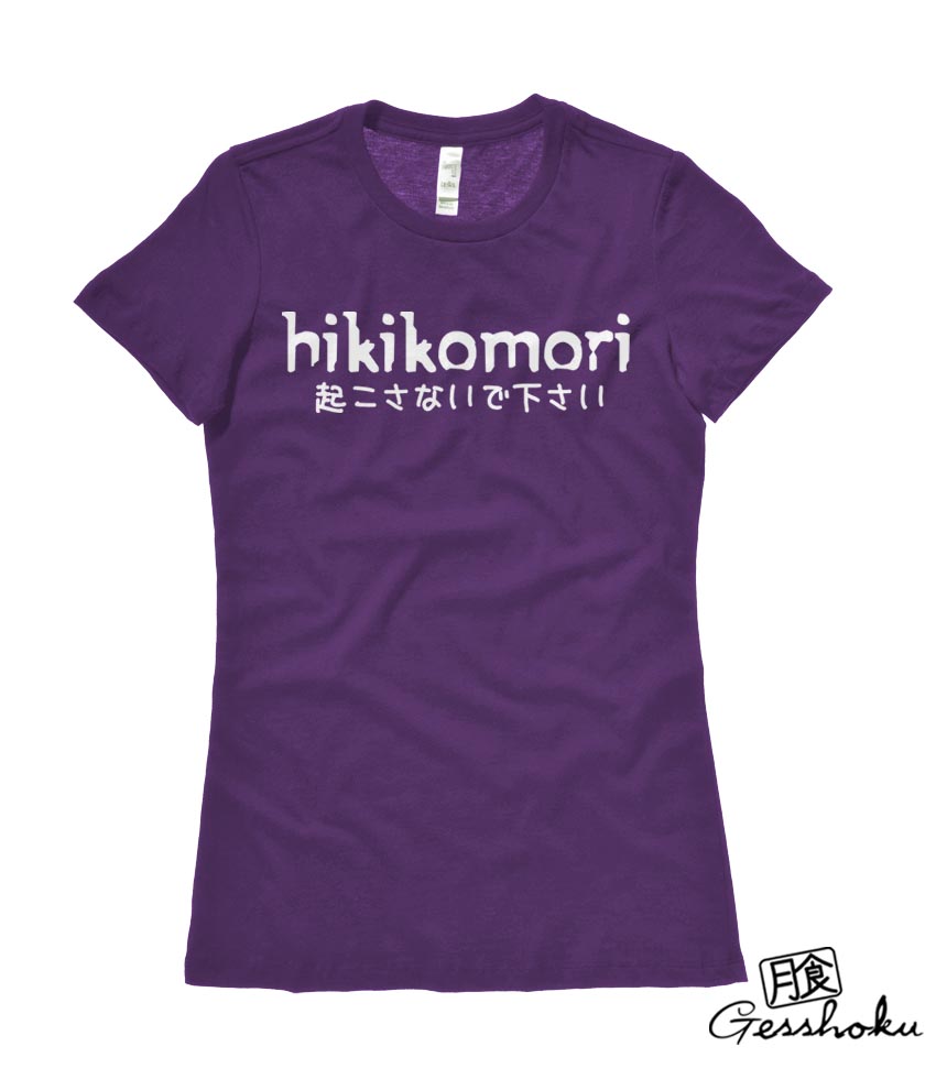Hikikomori Ladies T-shirt - Purple