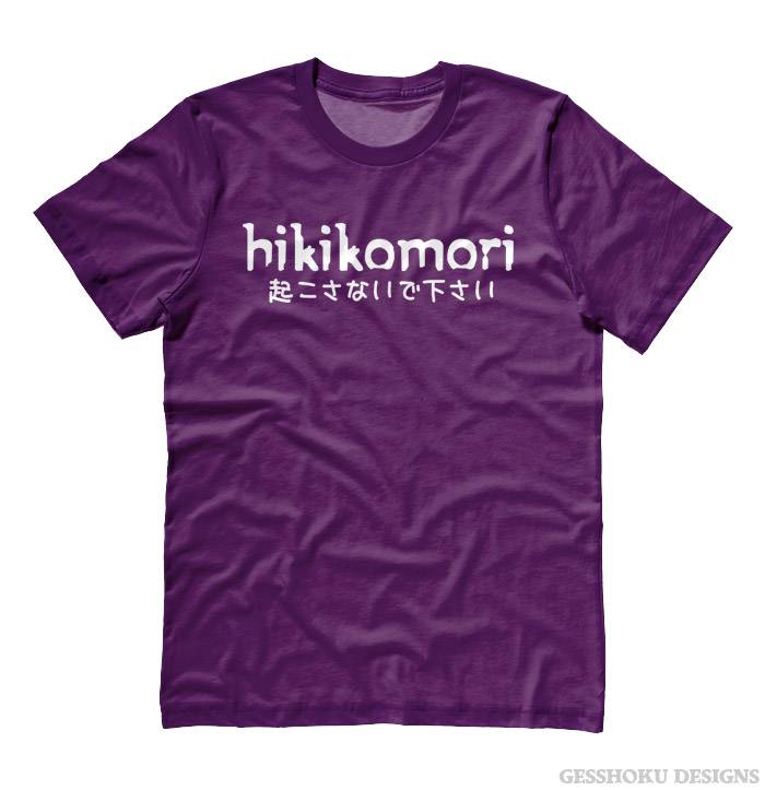 Hikikomori T-shirt - Purple