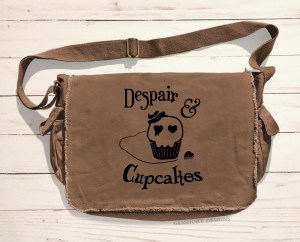 Despair and Cupcakes Messenger Bag