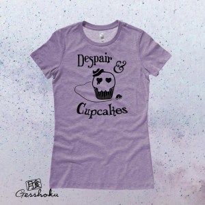 Despair and Cupcakes Ladies T-shirt