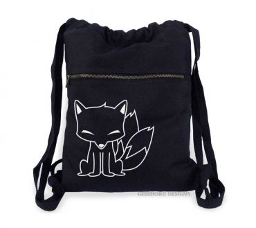 Chibi Kitsune Cinch Backpack