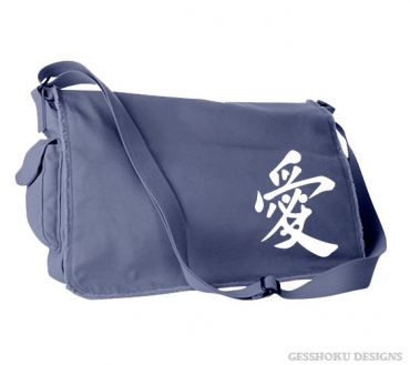 Love Kanji Messenger Bag