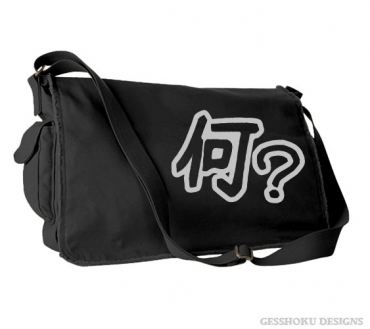 Nani? Japanese Kanji Messenger Bag