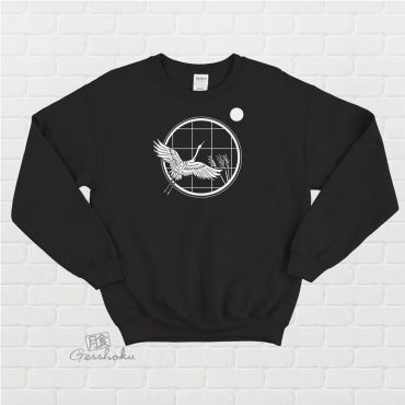 Crane and Moon Crewneck Sweatshirt