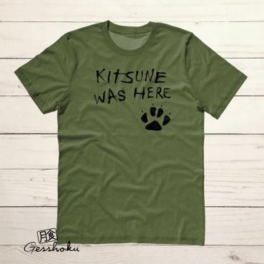 Kitsune Was Here T-shirt