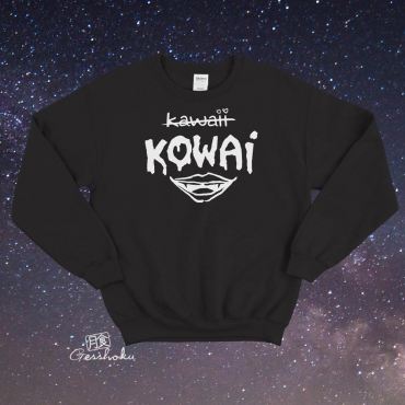 KOWAI not Kawaii Crewneck Sweatshirt