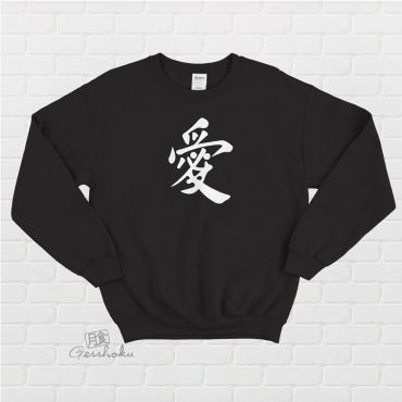 Love Kanji Crewneck Sweatshirt