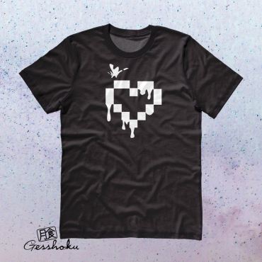 Pixel Drops Heart T-shirt