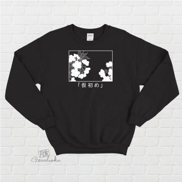 Sakura Aesthetic Crewneck Sweatshirt "Transience"