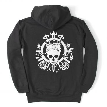 Skull King Emblem Zip Hoodie