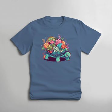 Succulent Turtle T-shirt - My Little Garden