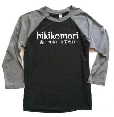 Hikikomori Raglan T-shirt 3/4 Sleeve