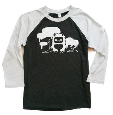 Tricky Yeti's Magical Forest Raglan T-shirt