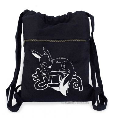 Sleepy Kitsune Cinch Backpack